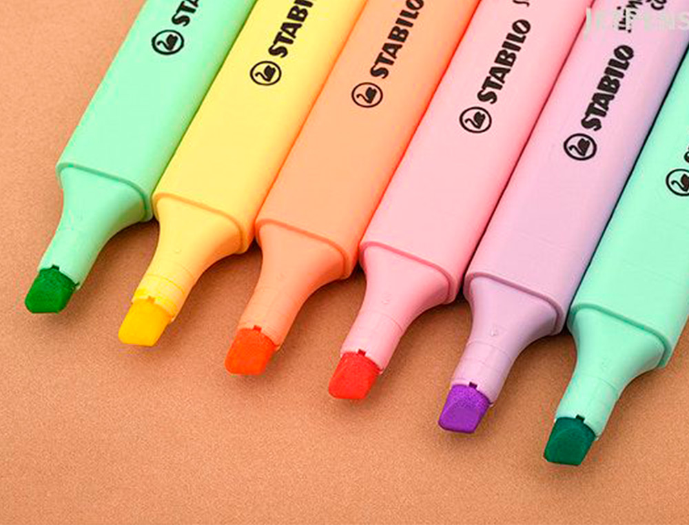 Marcadores Stabilo Pastel Swing Cool - 6 Unidades ( Imagem 3 de 6 ) - Preview