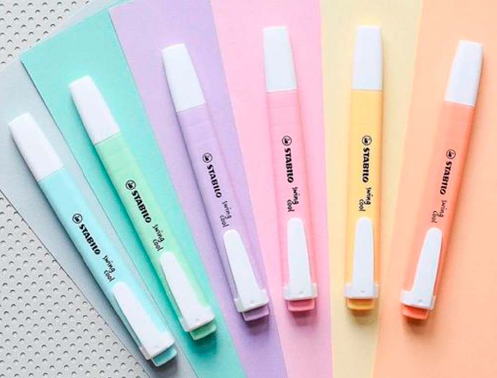 Marcadores Stabilo Pastel Swing Cool - 6 Unidades ( Imagem 4 de 6 ) - Preview