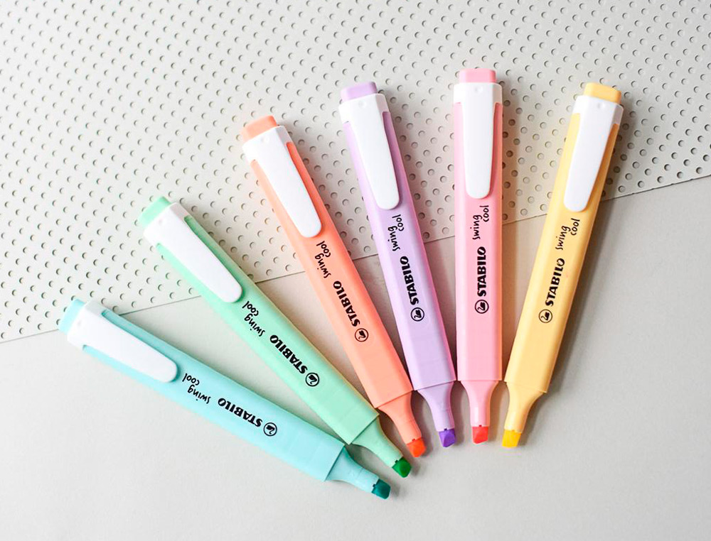 Marcadores Stabilo Pastel Swing Cool - 6 Unidades ( Imagem 5 de 6 ) - Preview