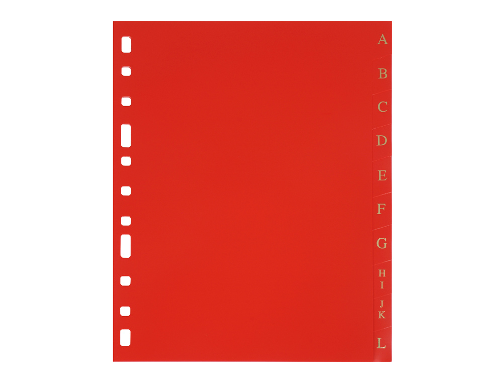 Alphabetical plastic a-z fourth paper leader divider ( Imagem 5 de 9 ) - Preview