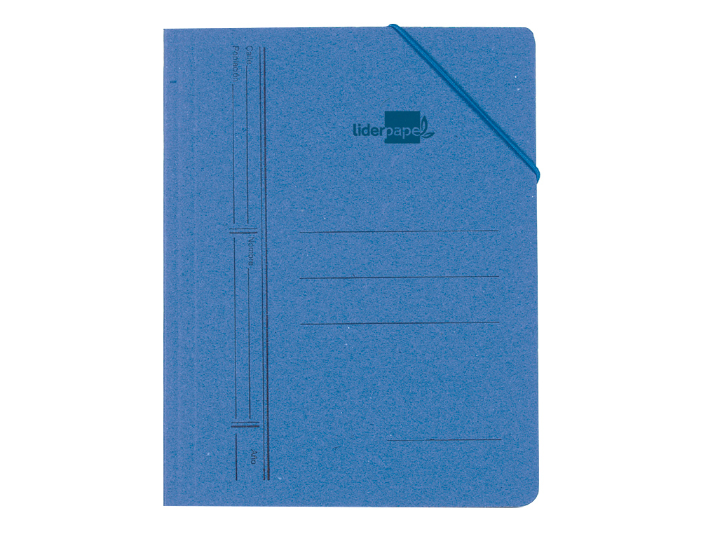 Elastic folder, Liderpapel brand, bedroom, simple blue ( Imagem 2 de 2 ) - Preview
