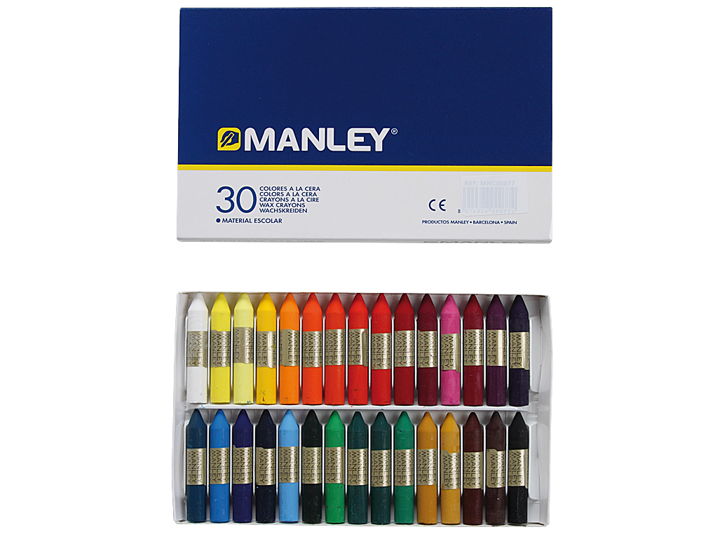 Lapis cera manley 30 cores ( Imagem 2 de 2 ) - Preview