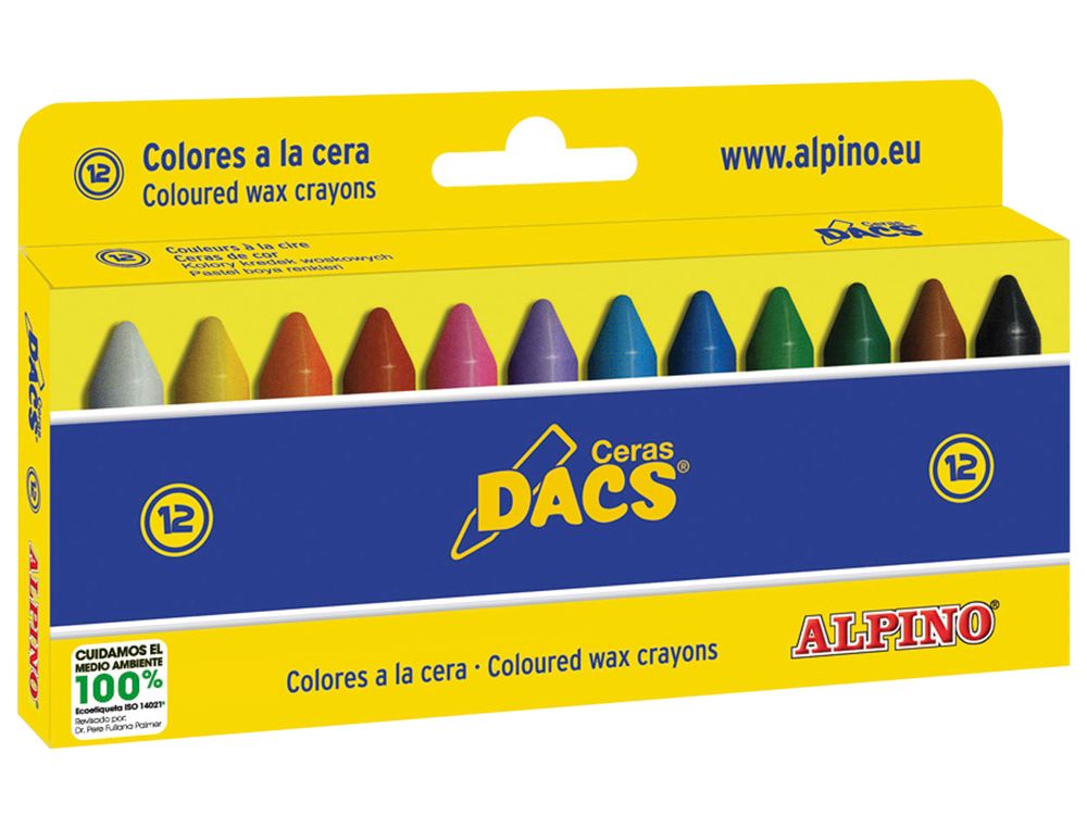 Lapis cera dacs com 12 lapis (10 unidades) ( Imagem 2 de 2 ) - Preview