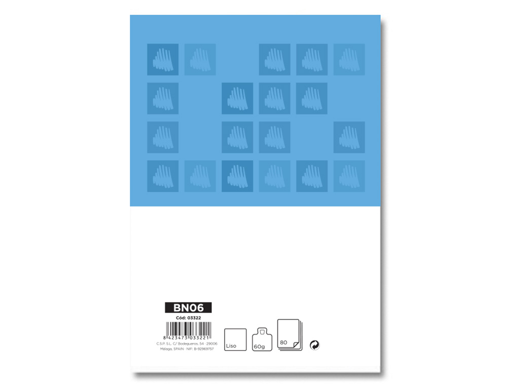 Bloco de apontamentos liderpapel din a6 80 f liso ( Imagem 5 de 19 ) - Preview