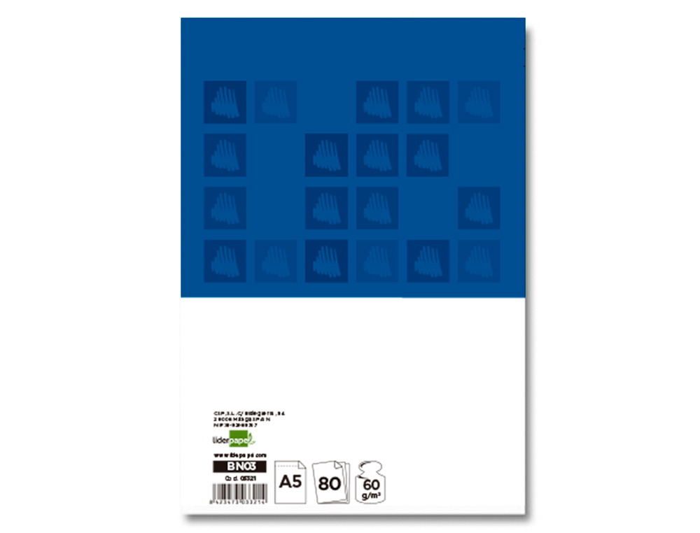 Bloco de Apontamentos Liderpapel Din A5 80 F Quadriculado ( Imagem 4 de 16 ) - Preview