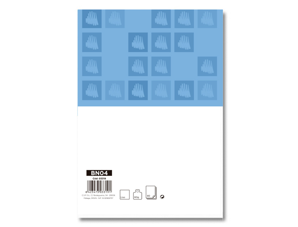 Bloco de apontamentos liderpapel din a5 80 f liso ( Imagem 2 de 4 ) - Preview