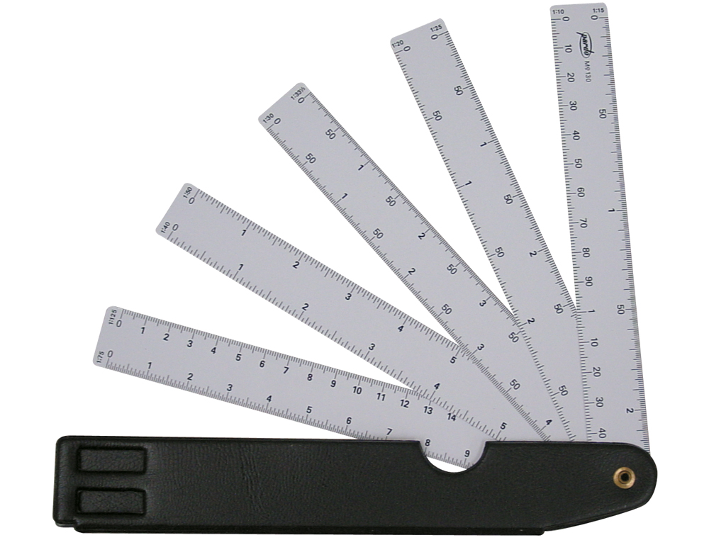 Escalas leque 15 cm ( Imagem 2 de 5 ) - Preview
