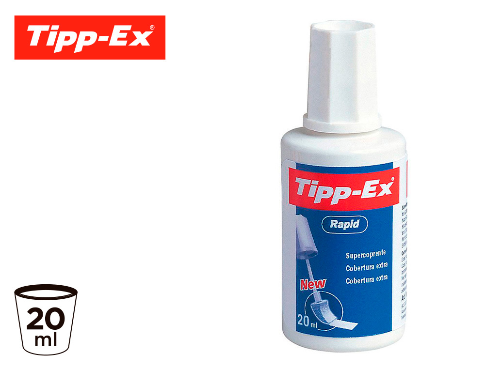 Corretor de pincel tipp-ex, de20 ml, com secagem rapida ( Imagem 4 de 4 ) - Preview