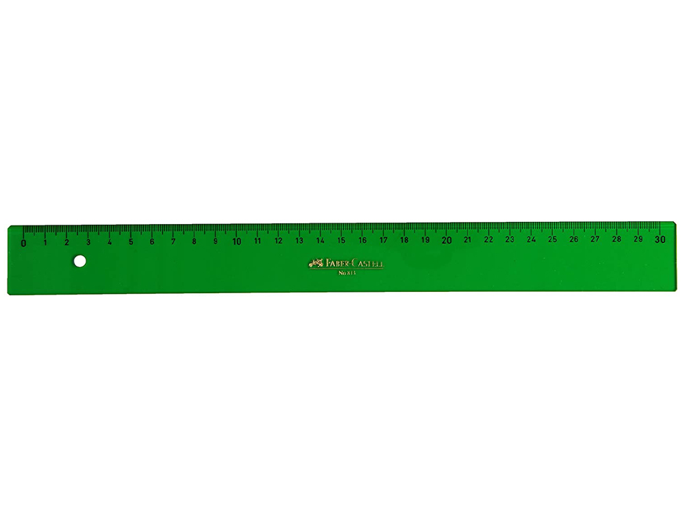 Regua plastico faber 30 cm ( Imagem 2 de 3 ) - Preview