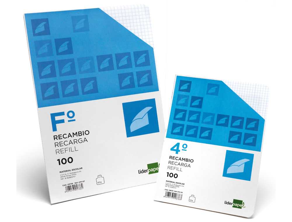 Recarga liderpapel folio 100 f 4tf-10 liso 4 furos ( Imagem 5 de 18 ) - Preview