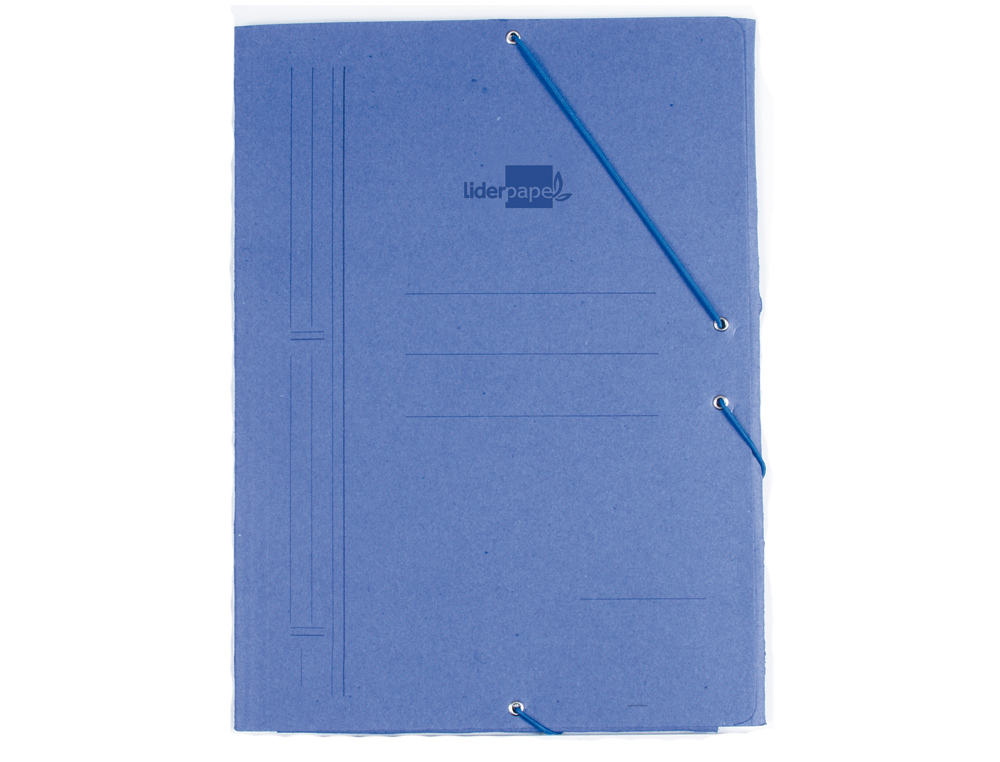 Pasta de elasticos liderpapel oitavo com bolsa azul (20 unidades) ( Imagem 2 de 2 ) - Preview
