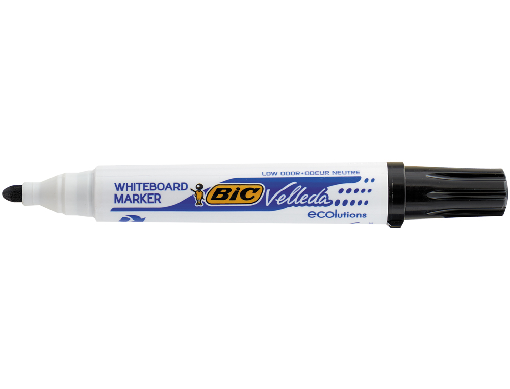 Marcador BIC Velleda - Preto. Ponta redonda ( Imagem 3 de 11 ) - Preview