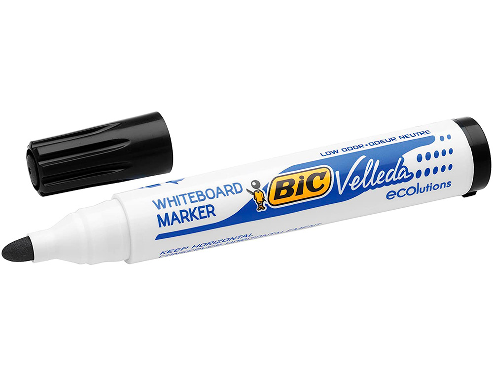Marcador BIC Velleda - Preto. Ponta redonda ( Imagem 5 de 11 ) - Preview