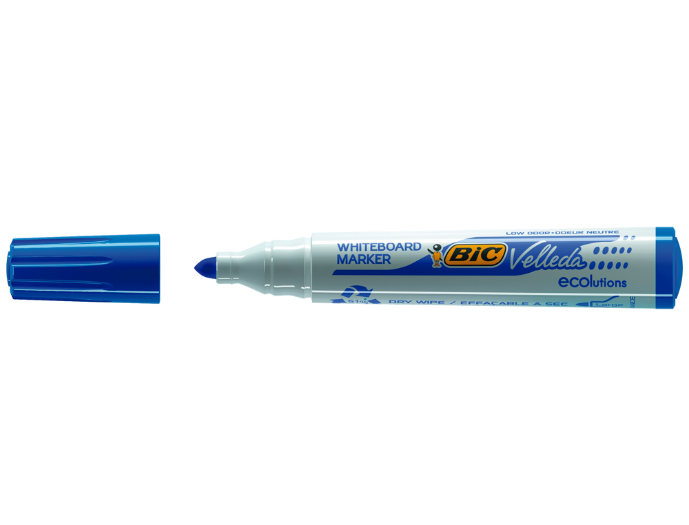 Marcador BIC Velleda - Azul. Ponta redonda ( Imagem 3 de 11 ) - Preview