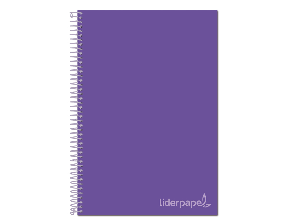 Caderno espiral liderpapel din a4 jolly capa forrada 140 f 75 gr quadricula 5mm 5 bandas de cores 4 furos cor lilas ( Imagem 5 de 15 ) - Preview