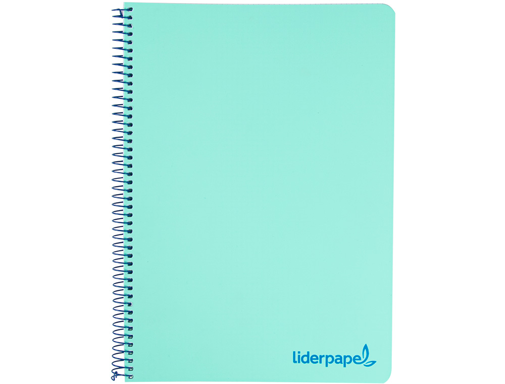 Caderno espiral liderpapel din a5 wonder capa plastico 120 f 90 gr quadricula 5mm 5 bandas de cores 6 furos verde ( Imagem 5 de 16 ) - Preview