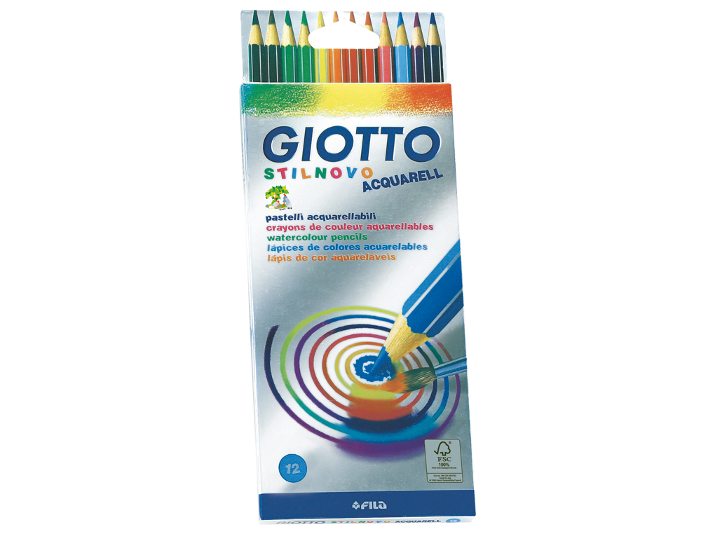 Giotto - CX.12 Lápis De Cor - Stilnovo Acquarell ( Imagem 3 de 3 ) - Preview