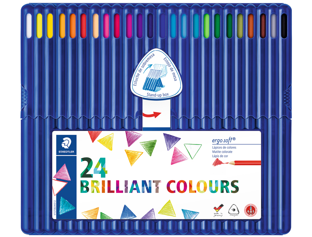 STAEDTLER - 24 LAPIS DE COR ERGOSOFT - 157 SB24 ( Imagem 2 de 2 ) - Preview