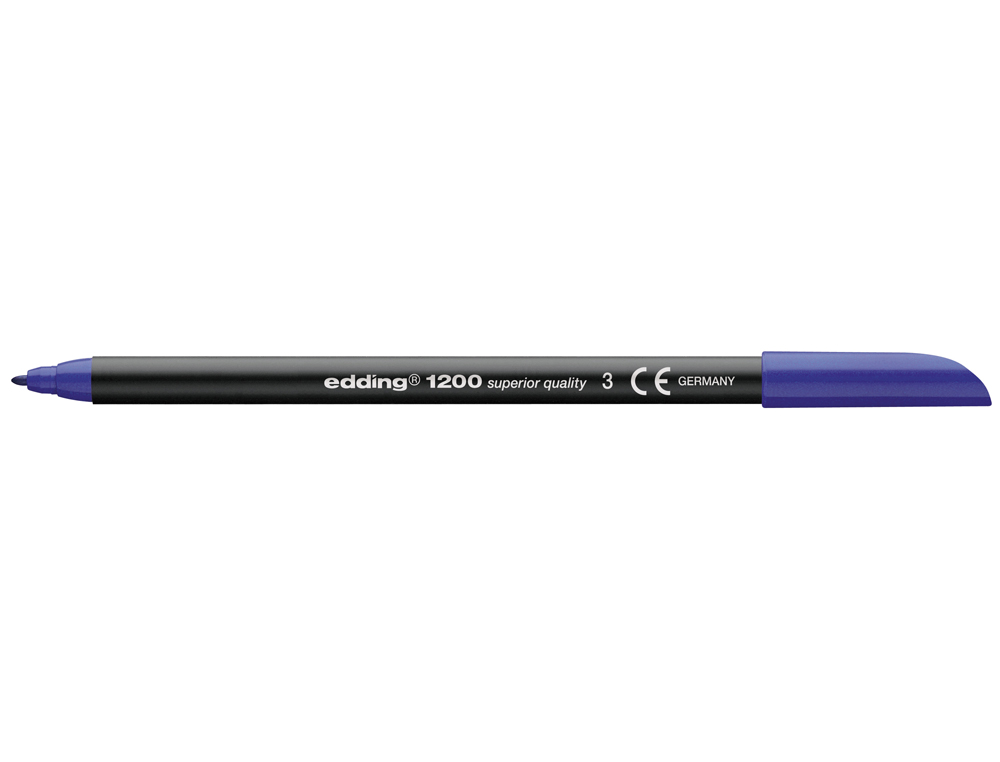 Marcador Edding 1200 Azul (10 unidades) ( Imagem 2 de 9 ) - Preview