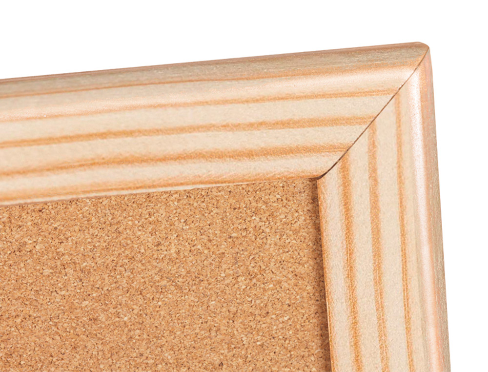 Quadro de Cortica Q-Connect com Caixilho em Madeira 600 x 900 mm ( Imagem 4 de 8 ) - Preview