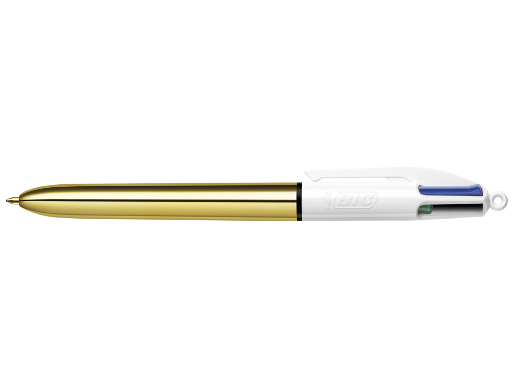 Esferografica bic quatro cores shine ouro ponta de 1 mm (12 unidades) ( Imagem 2 de 8 ) - Preview