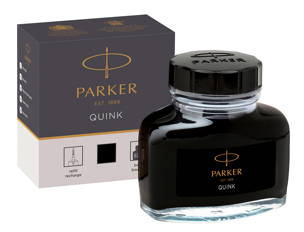 PARKER - TINTEIRO 57ml PRETO - 1950375 ( Imagem 4 de 7 ) - Preview