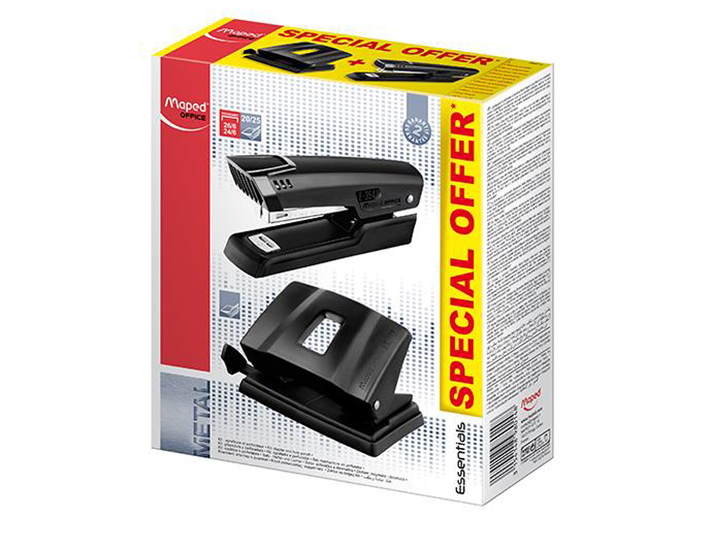 Agrafador + Furador Maped Essentials ( Imagem 2 de 2 ) - Preview