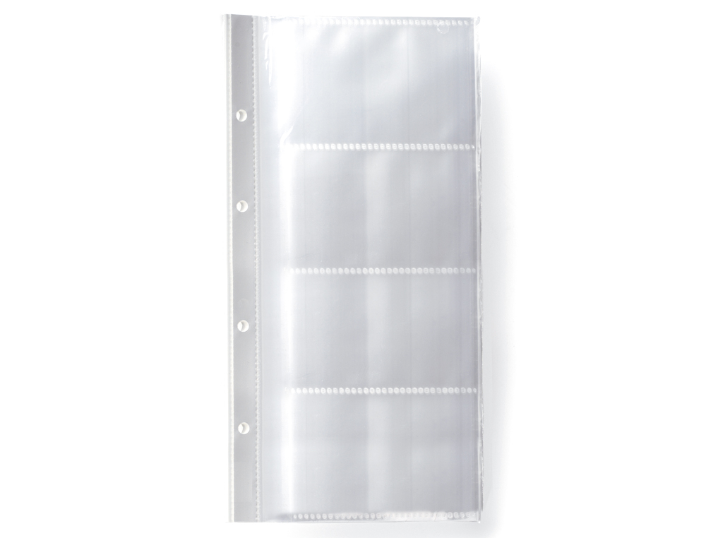 Pack 10 Bolsas Liderpapel C/4 Furos Esp. Porta Cartões de Visita ( Imagem 2 de 2 ) - Preview
