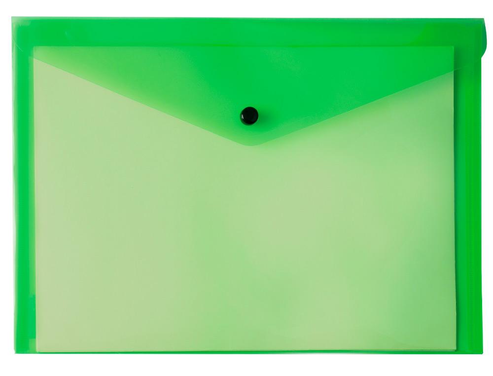 Bolsa Porta Documentos Liderpapel C/Mola - Din A5 - Verde (12 Unidades) ( Imagem 5 de 10 ) - Preview