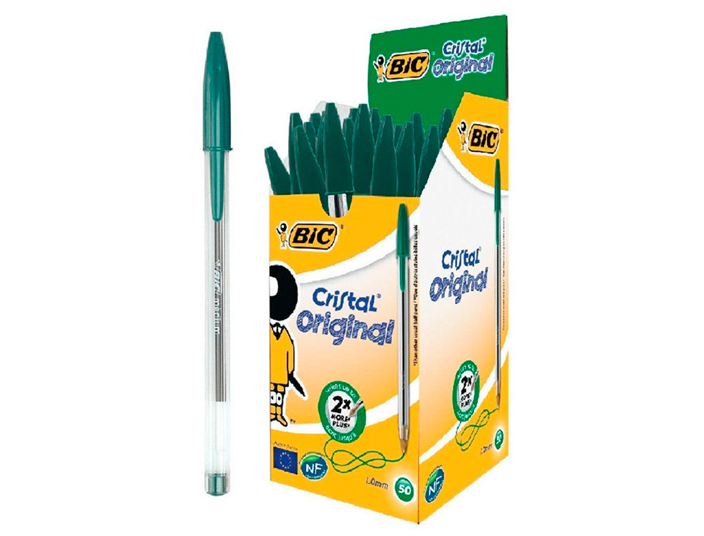 Esferografica bic cristal verde unidade (50 unidades) ( Imagem 5 de 6 ) - Preview