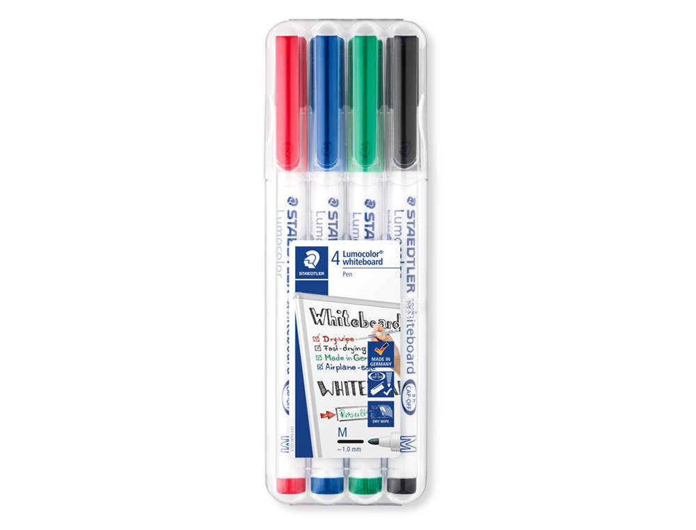 Marcador staedtler lumocolor retroprojecao 318-5 ponta 0,6mm verde estojo 4 unidades ( Imagem 2 de 2 ) - Preview
