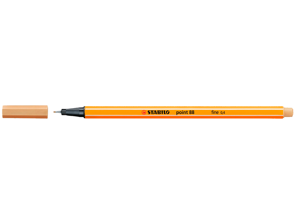 Marcador stabilo ponta de fibra point 88 ocre 0,4 mm ( Imagem 4 de 6 ) - Preview