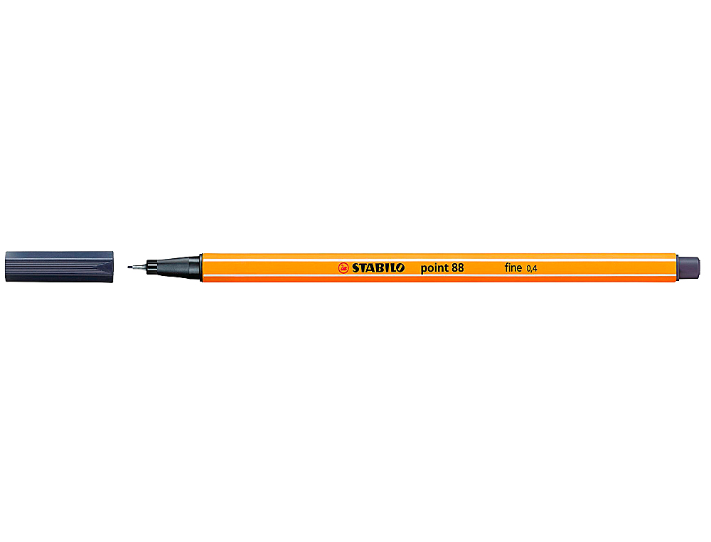 Marcador stabilo ponta de fibra point 88 cinza paynes 0,4 mm (10 unidades) ( Imagem 4 de 6 ) - Preview