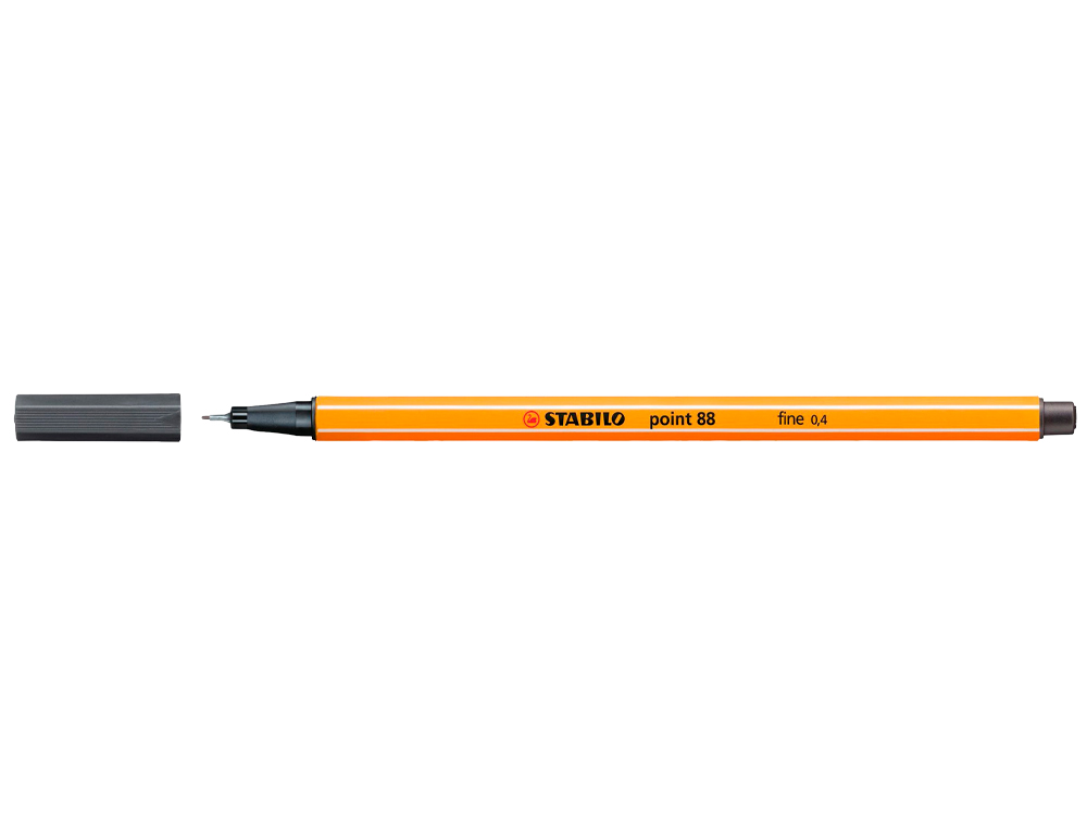 Marcador stabilo ponta de fibra point 88 cinza azulado intenso 0,4 mm ( Imagem 4 de 6 ) - Preview