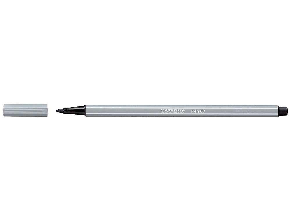 Marcador stabilo aguarelavel pen 68 cinza azulado claro 1 mm (10 unidades) ( Imagem 4 de 6 ) - Preview