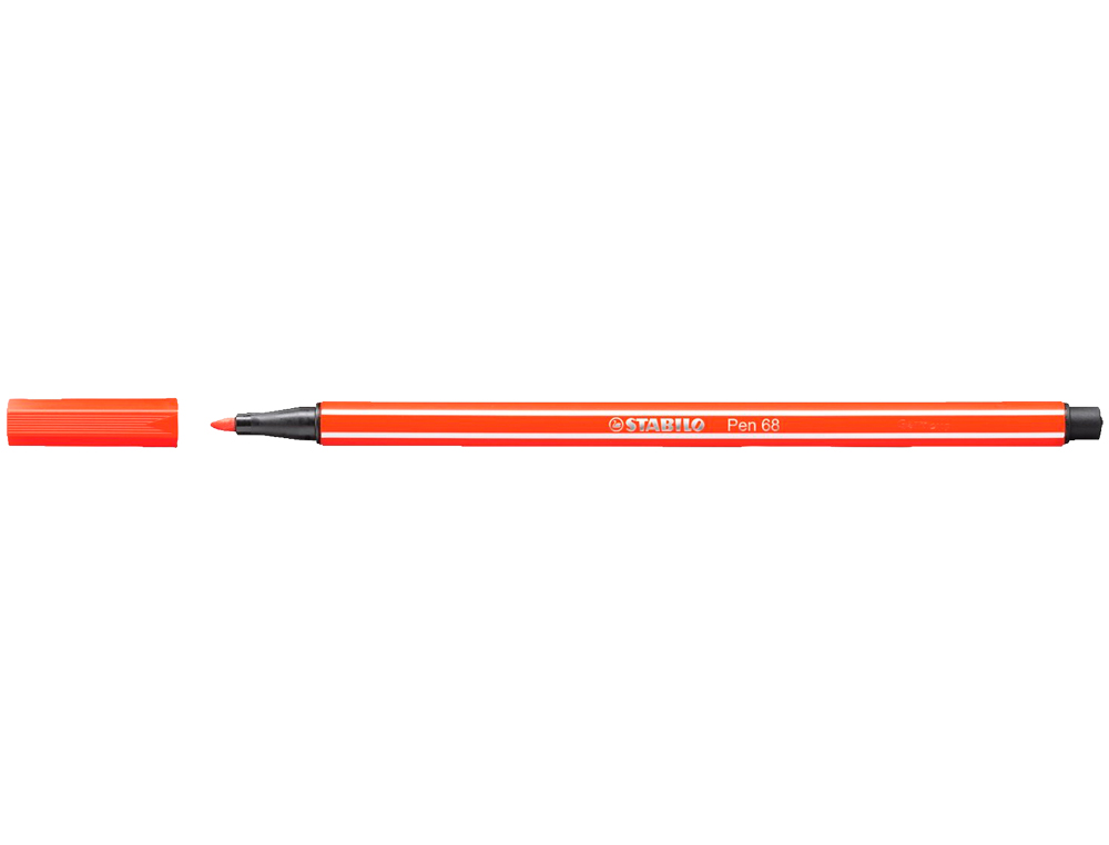 Marcador stabilo aguarelavel pen 68 vermelhao 1 mm (10 unidades) ( Imagem 4 de 8 ) - Preview