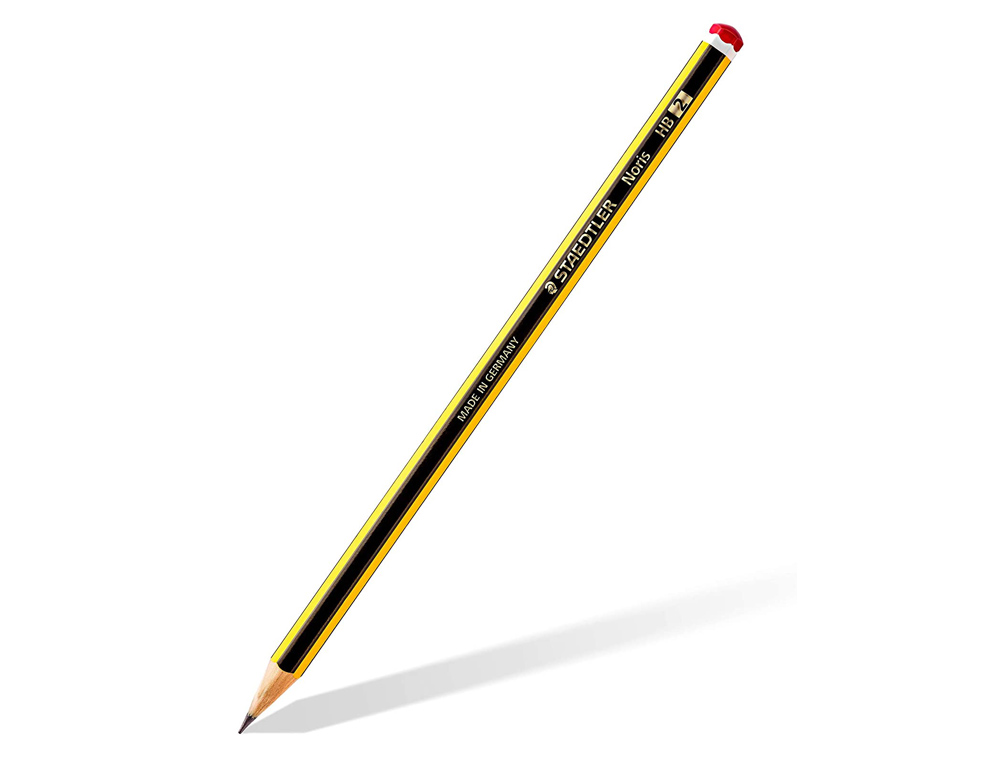Lápis De Grafite Staedtler Noris Com Borracha ( Imagem 2 de 7 ) - Preview