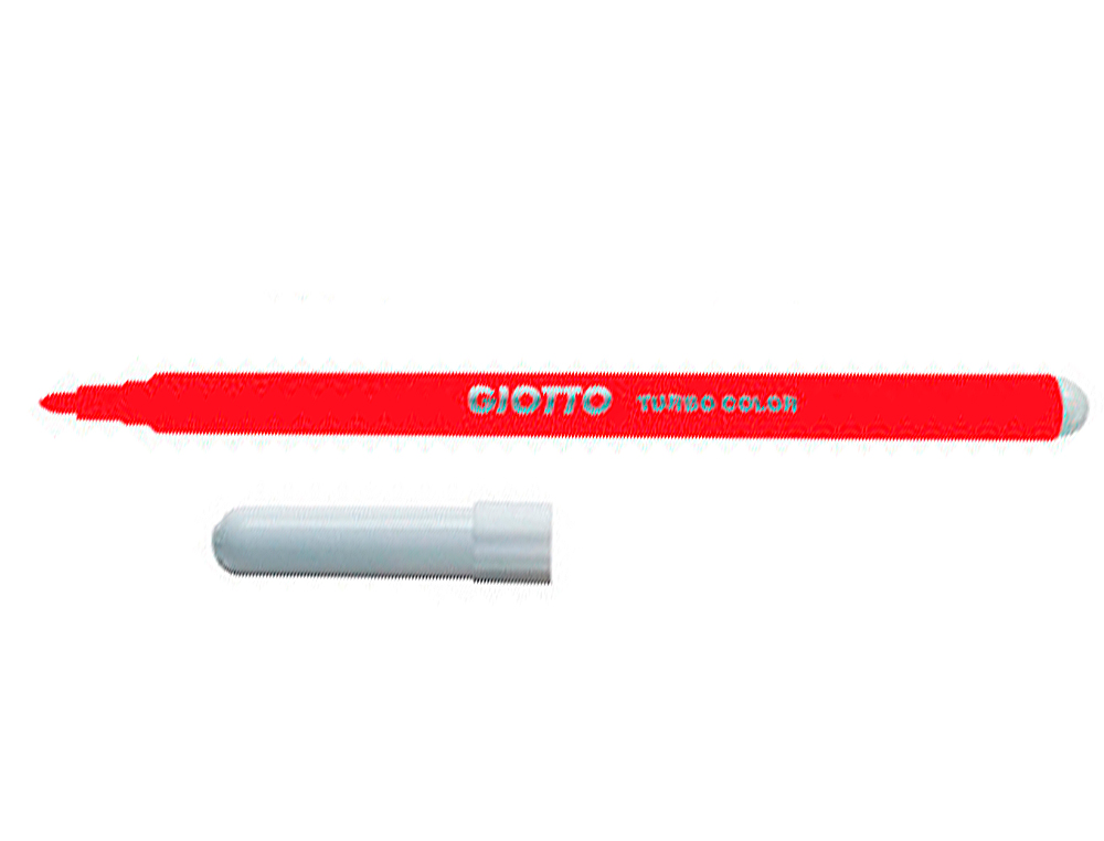 Marcador giotto turbo color lavavel com ponta bloqueada unicolor vermelho (12 unidades) ( Imagem 2 de 2 ) - Preview