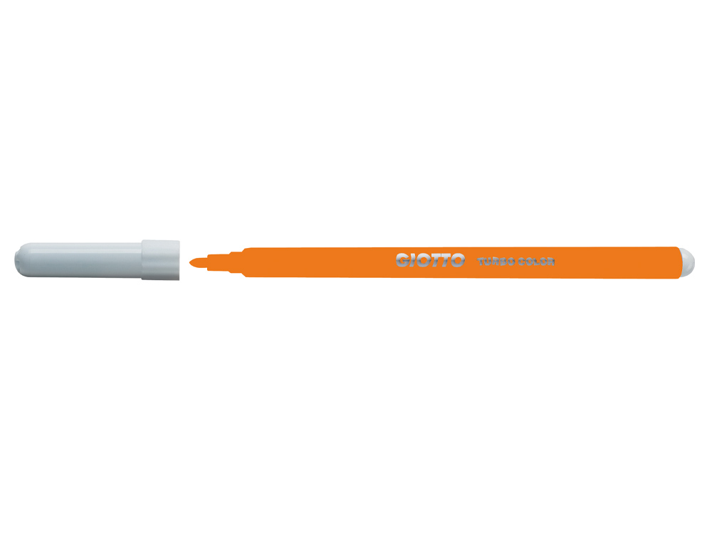 Marcador giotto turbo color lavavel com ponta bloqueada unicolor laranja (12 unidades) ( Imagem 2 de 2 ) - Preview