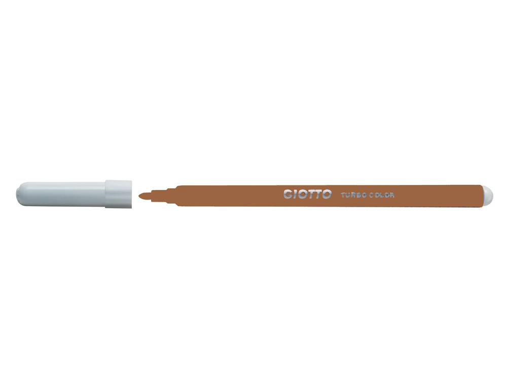 Marcador giotto turbo color lavavel com ponta bloqueada unicolor castanho (12 unidades) ( Imagem 2 de 2 ) - Preview