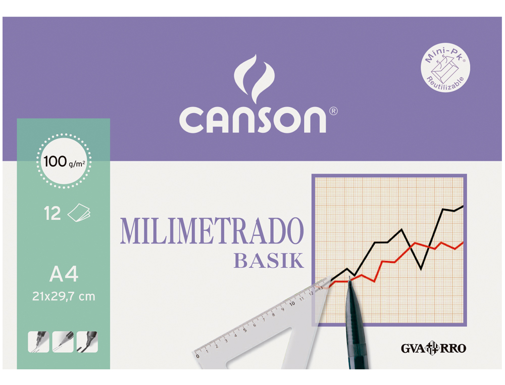 CANSON - 12 FLS PAPEL MILIMETRICO - C200406323 ( Imagem 2 de 7 ) - Preview
