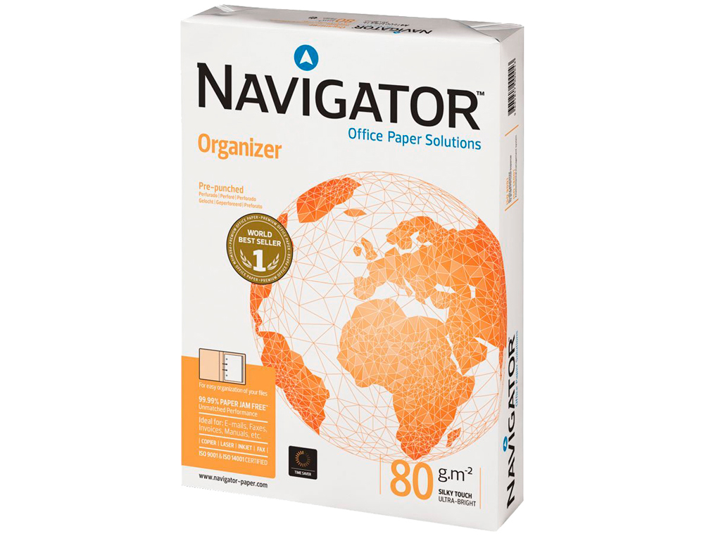 Papel fotocopia navigator din a4 80 gr 2 furos papel multiuso tinteiros e laser palete de 500 folhas ( Imagem 3 de 7 ) - Preview