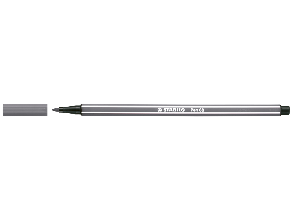 Marcador stabilo aguarelavel pen 68 cinza azulado medio 1 mm (10 unidades) ( Imagem 4 de 9 ) - Preview