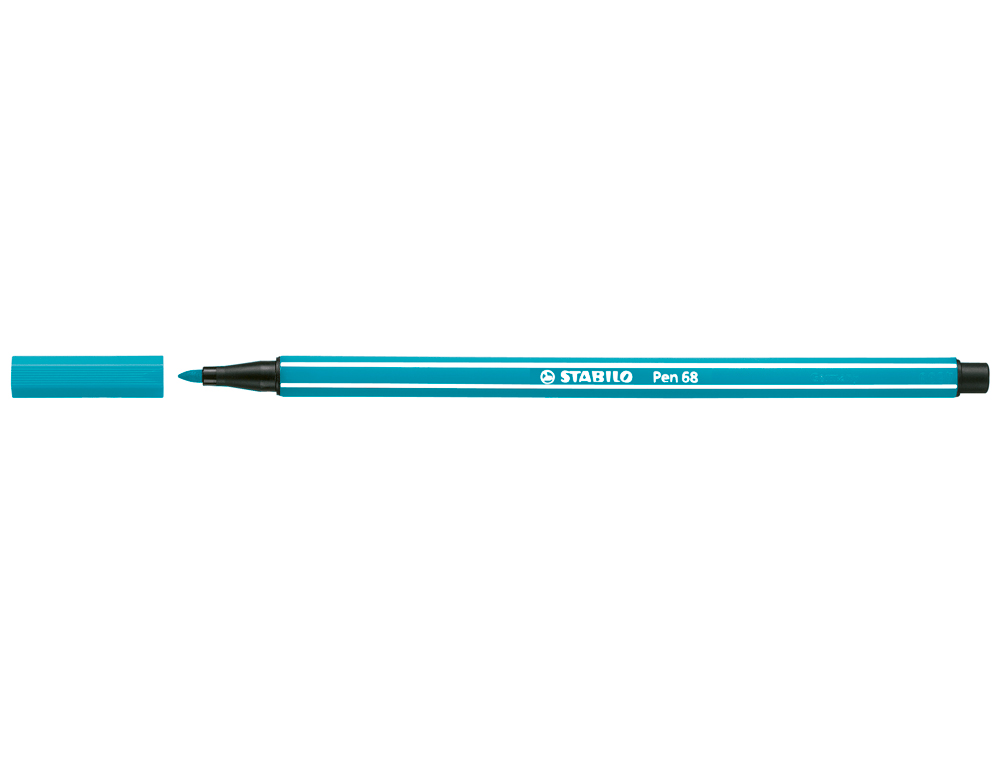 Marcador stabilo aguarelavel pen 68 turquesa 1 mm (10 unidades) ( Imagem 4 de 9 ) - Preview