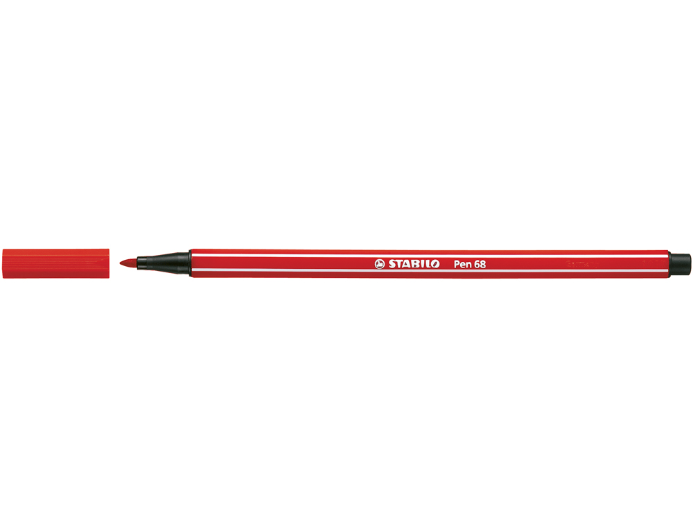Marcador stabilo aguarelavel pen 68 vermelho carmim 1 mm ( Imagem 3 de 9 ) - Preview