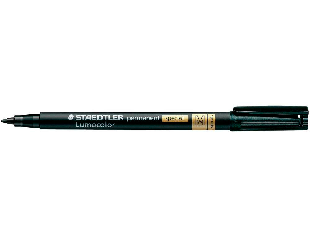 Marcador Permanente Staedtler Lumocor - Preto. Ponta média redonda 1mm ( Imagem 2 de 2 ) - Preview