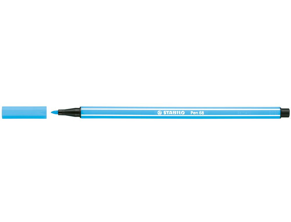 Marcador stabilo aguarelavel pen 68 azul celeste 1 mm ( Imagem 3 de 8 ) - Preview