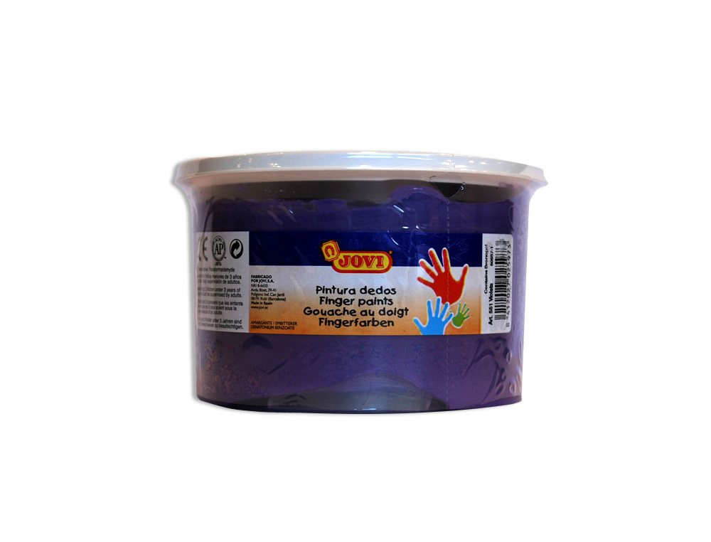 Estojo jovi pintura a dedos 125 ml violeta ( Imagem 2 de 7 ) - Preview