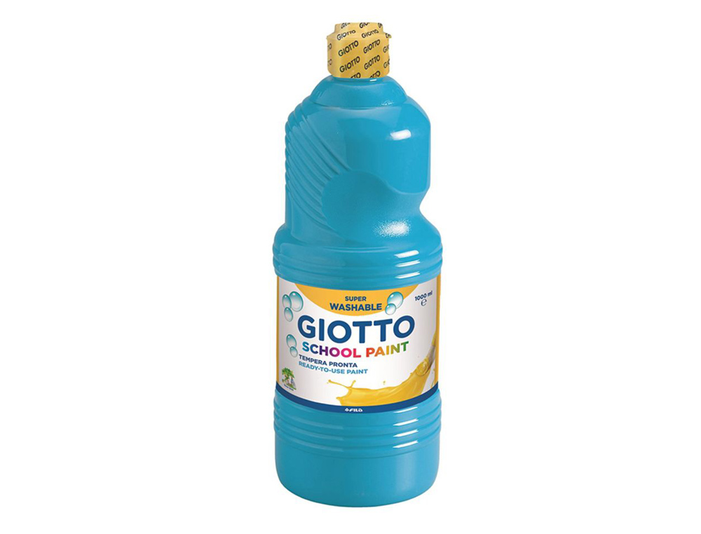 Guache escolar lavavel giotto 1000 ml azul cyan ( Imagem 3 de 7 ) - Preview