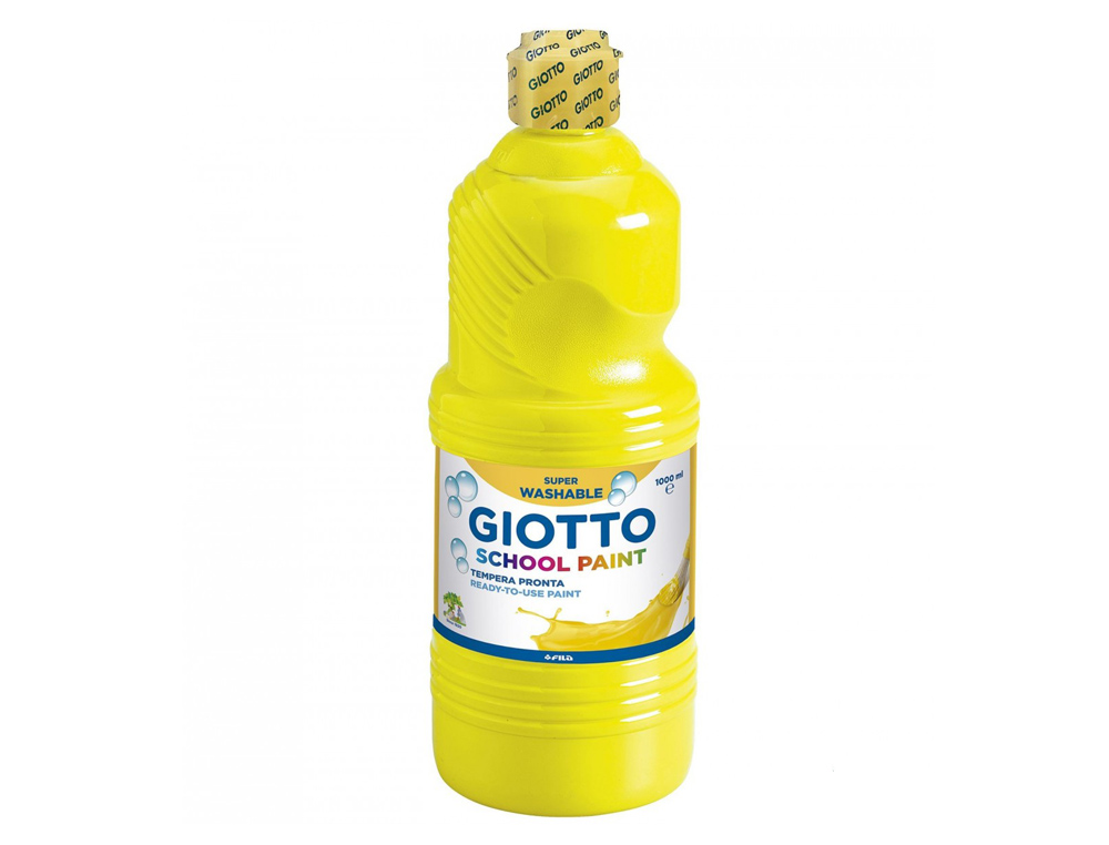 Guache escolar lavavel giotto 1000 ml amarelo ( Imagem 3 de 5 ) - Preview
